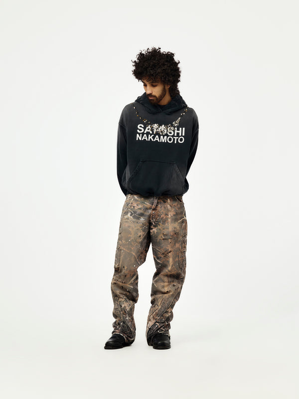 Satoshi Ice Hoodie (Washed Black) - Image 4