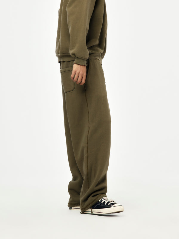 Vintage Sweat Pants (OLIVE) (SIS) - Image 3