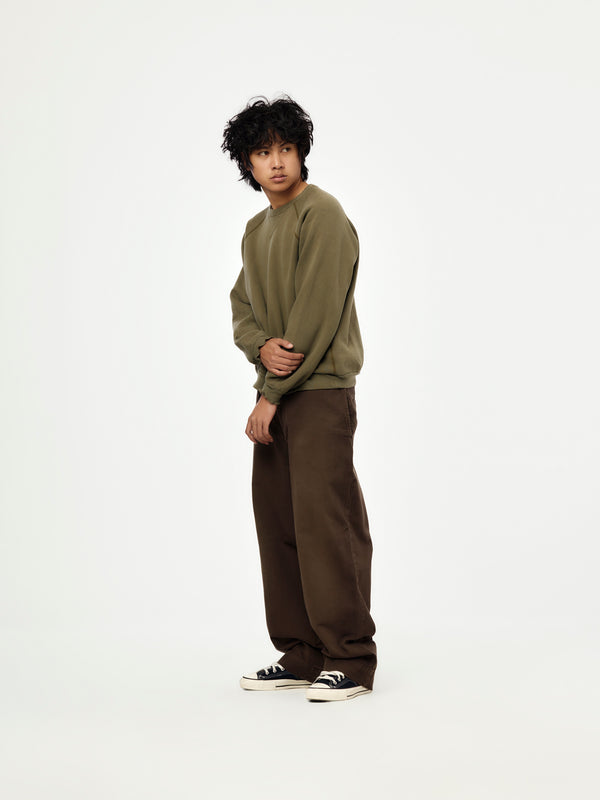 Vintage Twill Work Pants (BROWN) (SIS) - Image 4