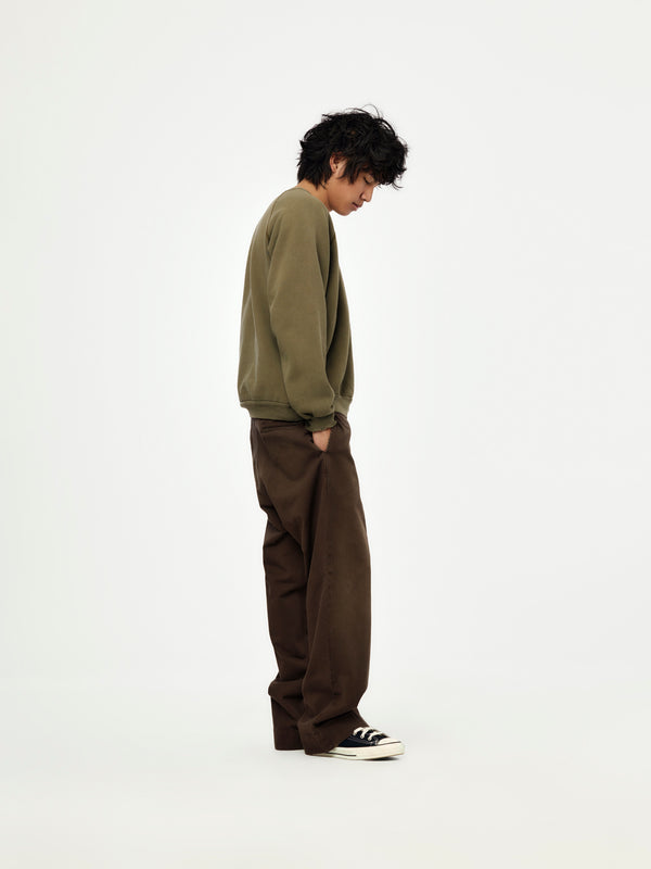 Vintage Twill Work Pants (BROWN) (SIS) - Image 5