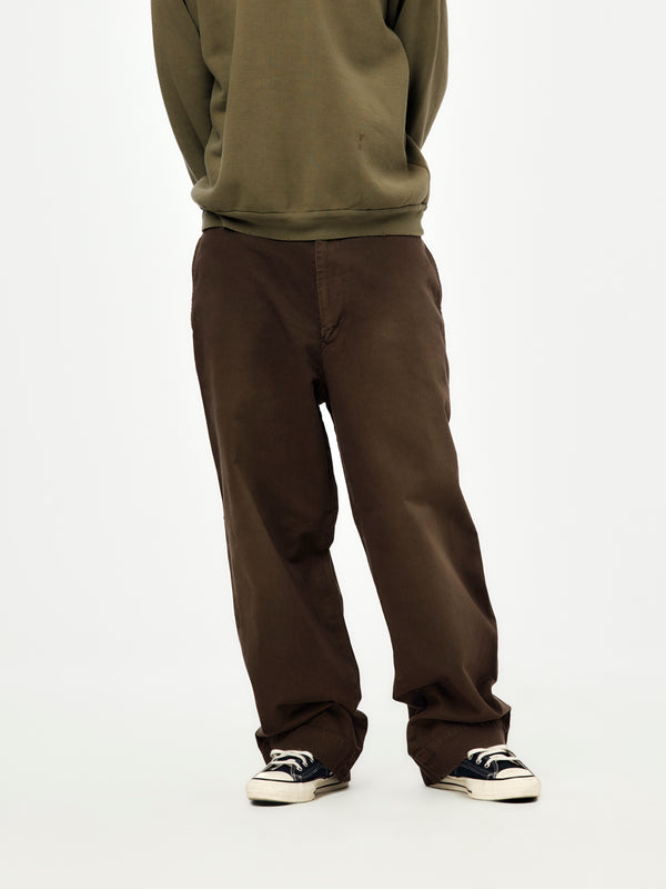 Vintage Twill Work Pants (BROWN) (SIS)