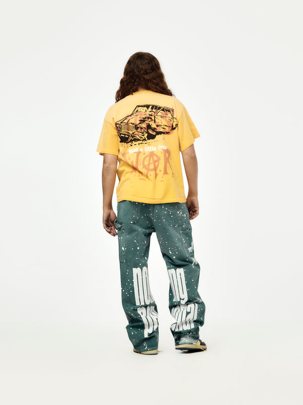 Nothing Personal Double Knee Jeans (Green) - Image 5