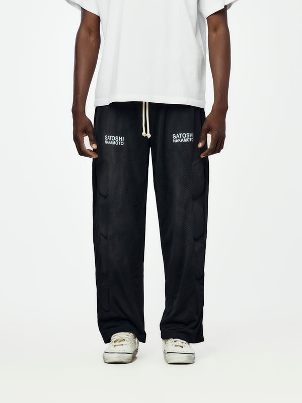 Mesh Moto Lounge Pant (Black)