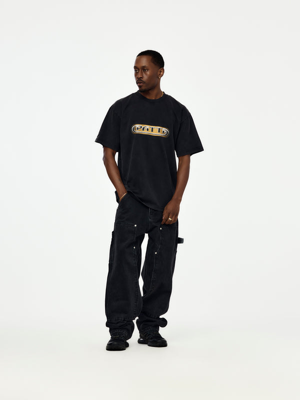Patta Double Knee Denim Pants (Black Denim) - Image 4