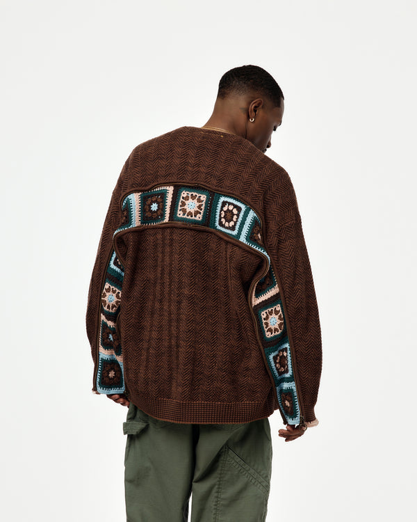 ANDREWS CARDIGAN (BROWN)